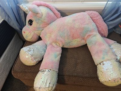 Huge unicorn stuffed animal