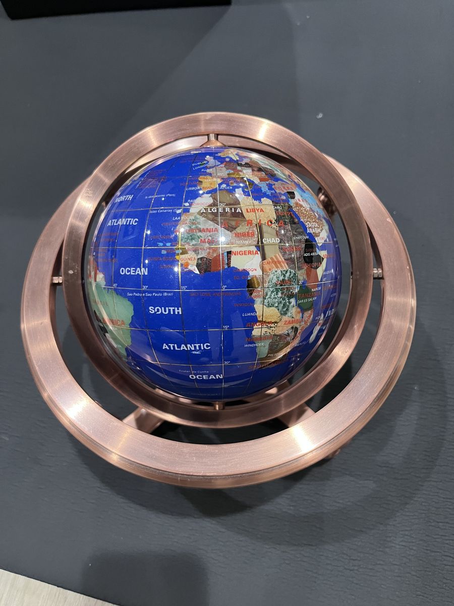 Gemstone World Globe (Like new!) - Great gift idea!