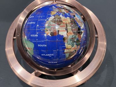 Gemstone World Globe (Like new!) - Great gift idea!