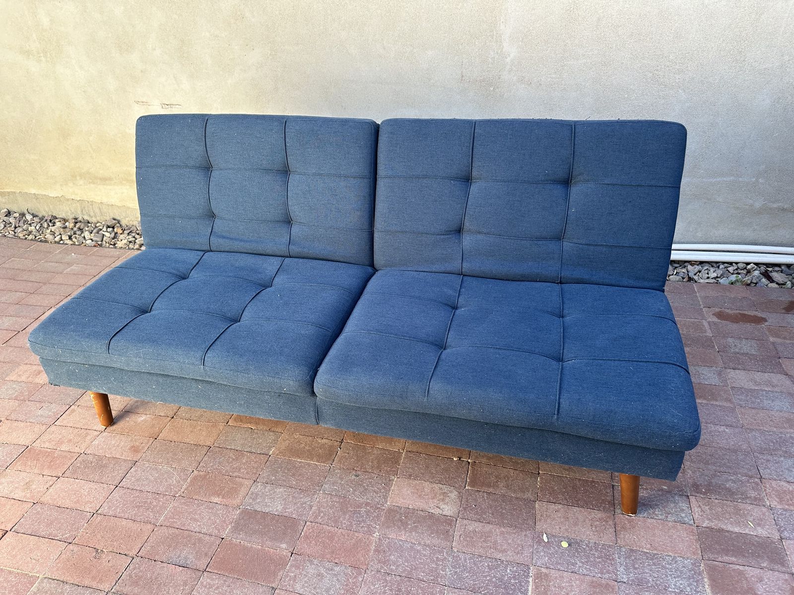 Blue Futon/ couch