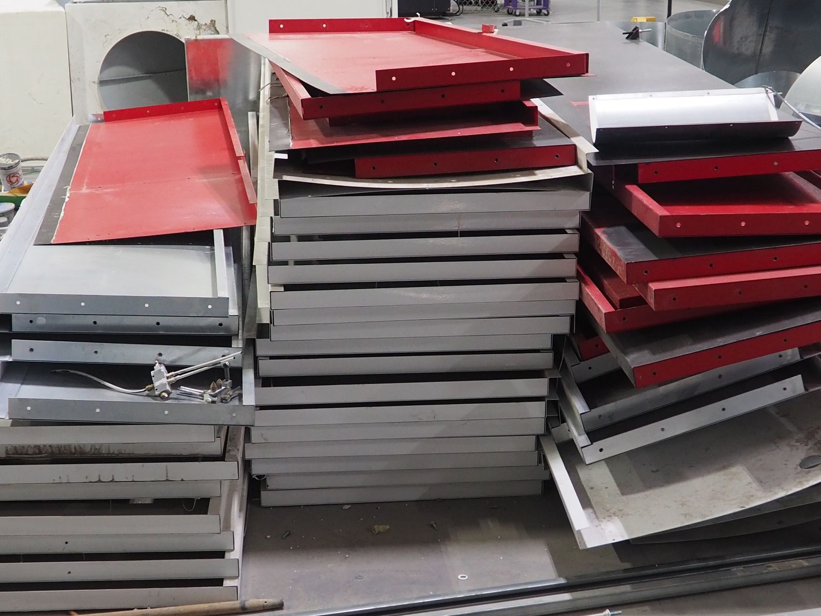 Painted 18 gauge sheet steel