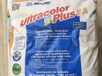 MAPEI Ultracolor Plus FA Grout – 25 lb Bag- Bone
