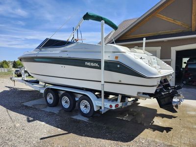 1995 Regal Ventura 8.3 SC with Trailer.
