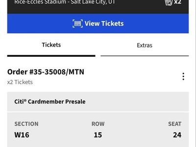 2 Post Malone Tickets: The Big Ass Stadium Tour Part 2 - July 28, 2026, Rice-Eccles Stadium, SLC