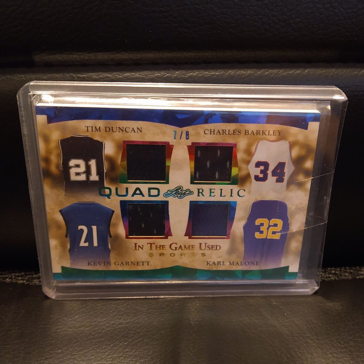 2022 Quad Relic Malone Barkley Duncan Garnett /8