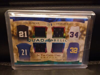2022 Quad Relic Malone Barkley Duncan Garnett /8