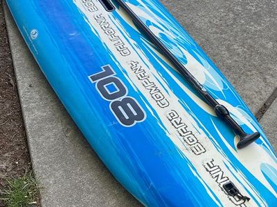9ft Foam Paddle Board and Paddle