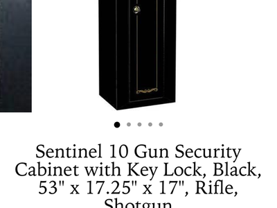 Sentinel gun safe for rifles