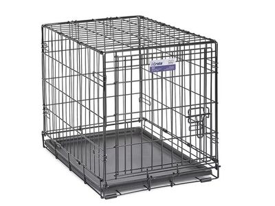 iCrate by MidWest Homes for Pets Dog Crate, Single Door, Fold & Carry Design, 30-Inch
