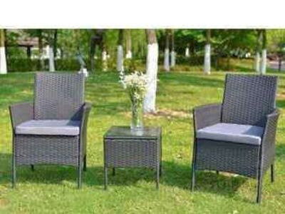 GOJOOASIS Outdoor Wicker Patio Furniture Set 3 Pie