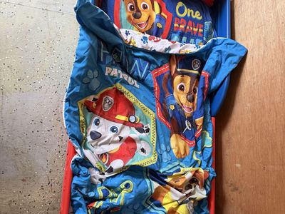 Paw Patrol Toddler Bed with Bedding and Mattress