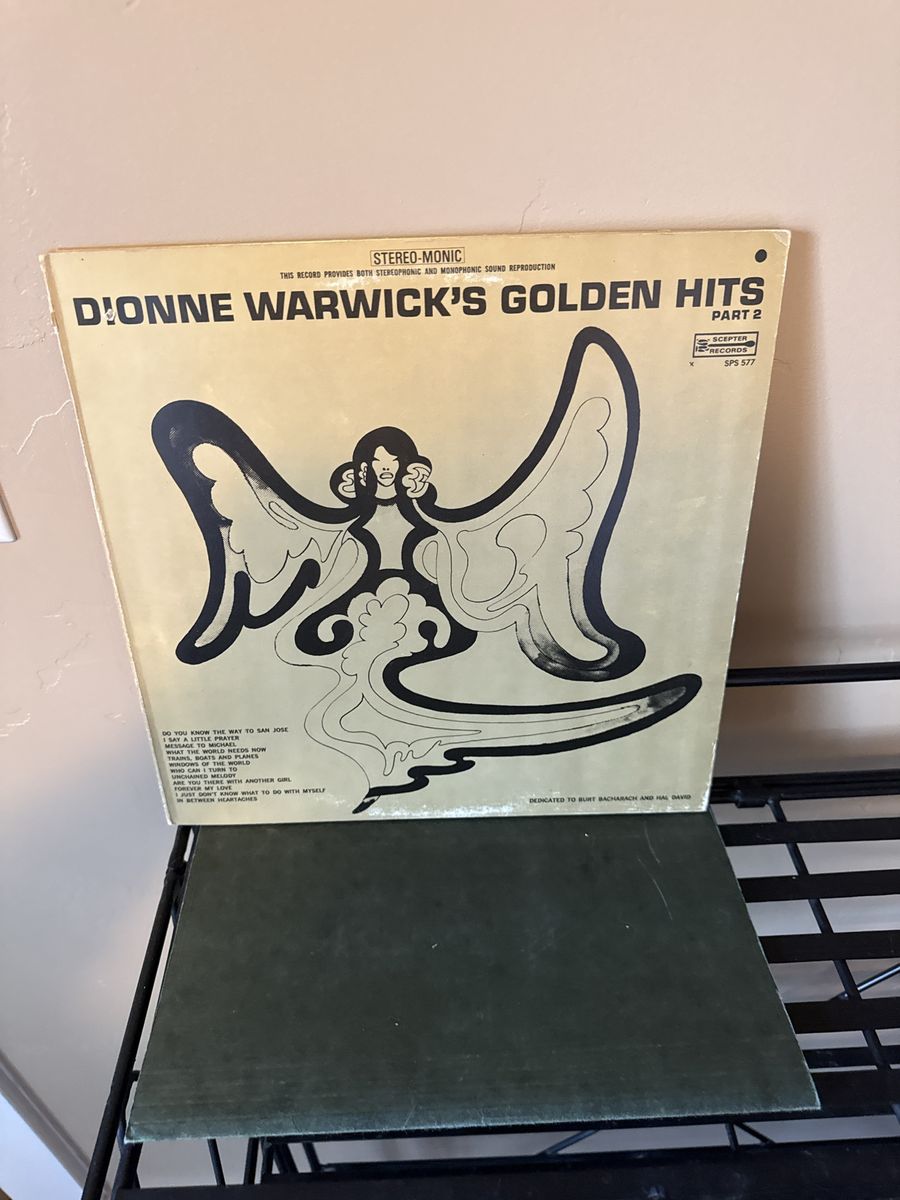 Dionne Warwick's Golden Hits Part 2 Vintage Vinyl LP Record Scepter SPS 577
