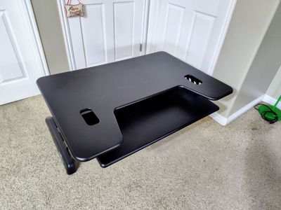 Standing desk converter from Varidesk