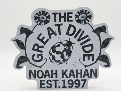 Noah Kahan "The Great Divide" Est. 1997 Ladybug & Floral Logo Sticker/Decal