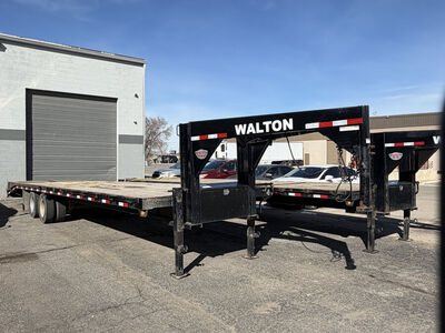 32 foot Gooseneck Trailer Rental – 25K Heavy Duty Equipment Trailer - half day options