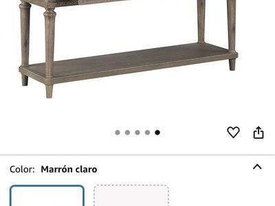 Homeelegance 54” Console Table / Sofa Table with Drawers (Light Brown)