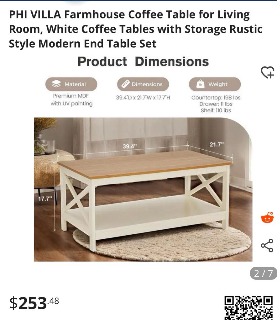 Farmhouse Coffee Table