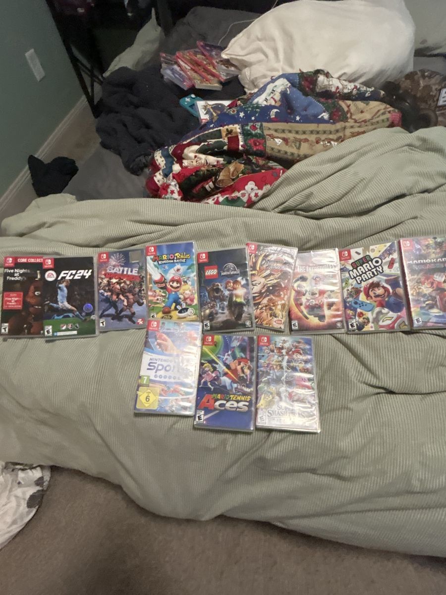 Nintendo Switch Game Bundle: Mario, LEGO, Sports, Aces, FC24, Five Nights at Freddy's, Battle, Incredibles