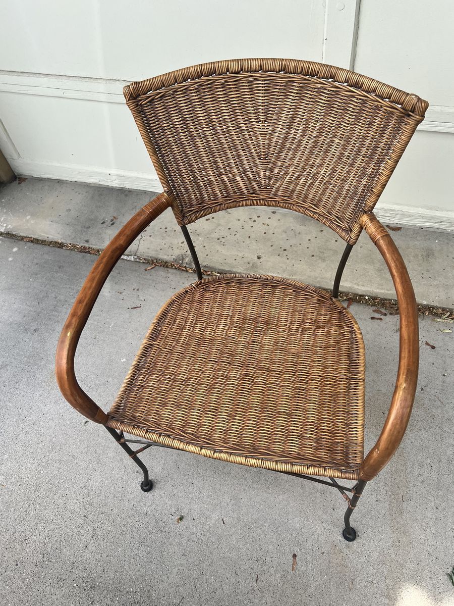 Ratan & Iron chair