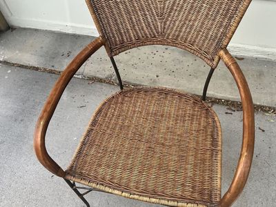 Ratan & Iron chair