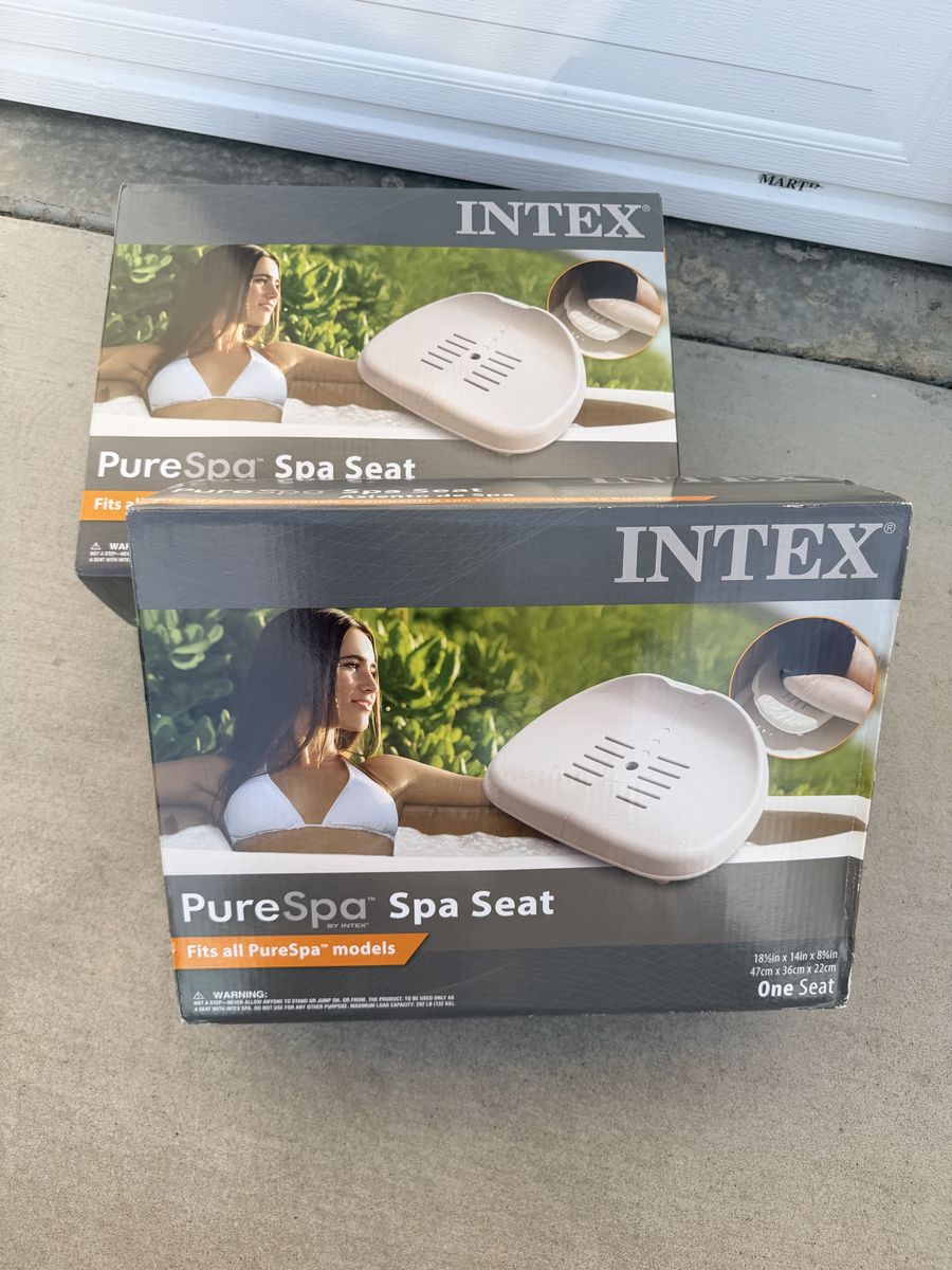 Intex PureSpa Spa Seat, Adjustable Height & Slip-Resistant