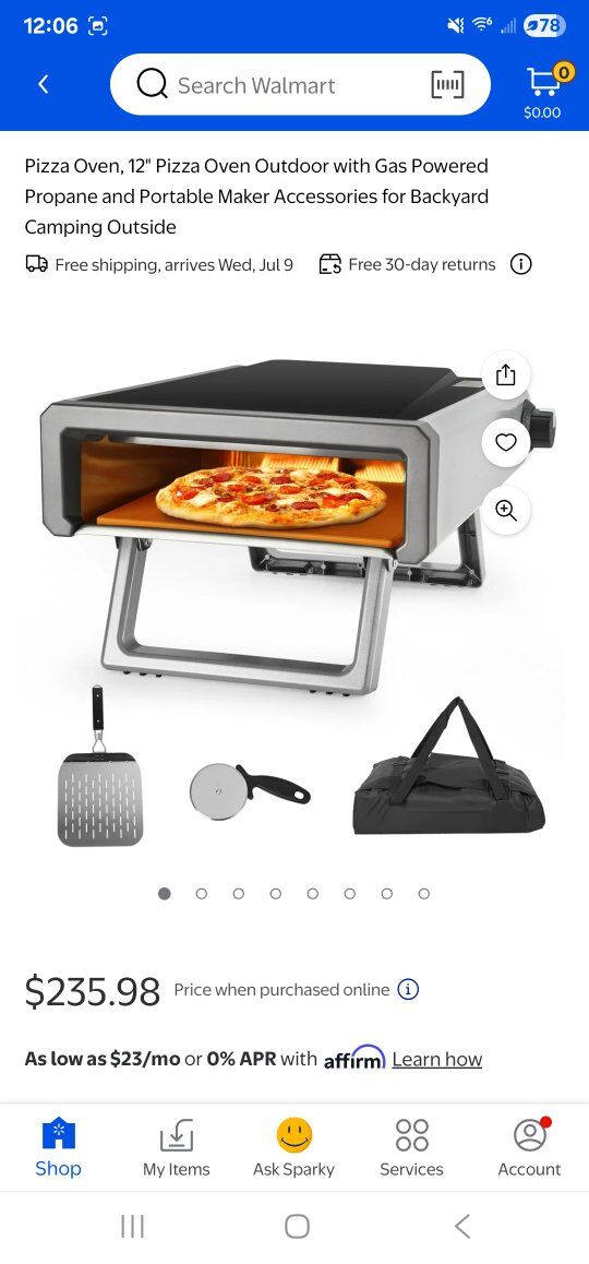 outdoor propane Pizza Oven