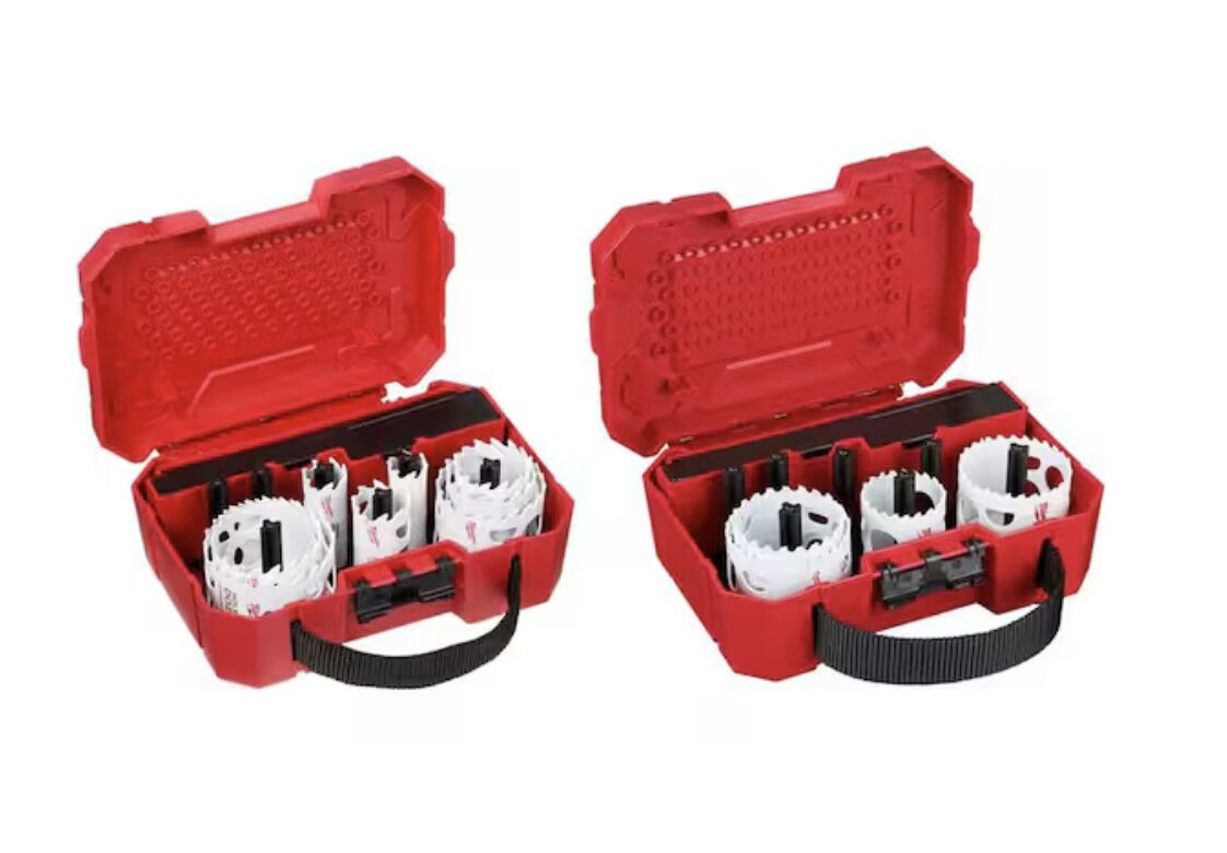 Milwaukee Hole Dozer Plumbers Carbide Hole Saw Set with Hole Dozer Bi-Metal Hole Saw Kit (20-Piece)