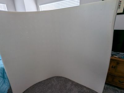 Almost New Queen Size 2" Firm Foam Mattress Pad Dense Foam and Holes for Cooling