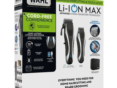 Wahl Li-ION MAX Cordless Haircutting & Beard Grooming Kit 5398697 #103814