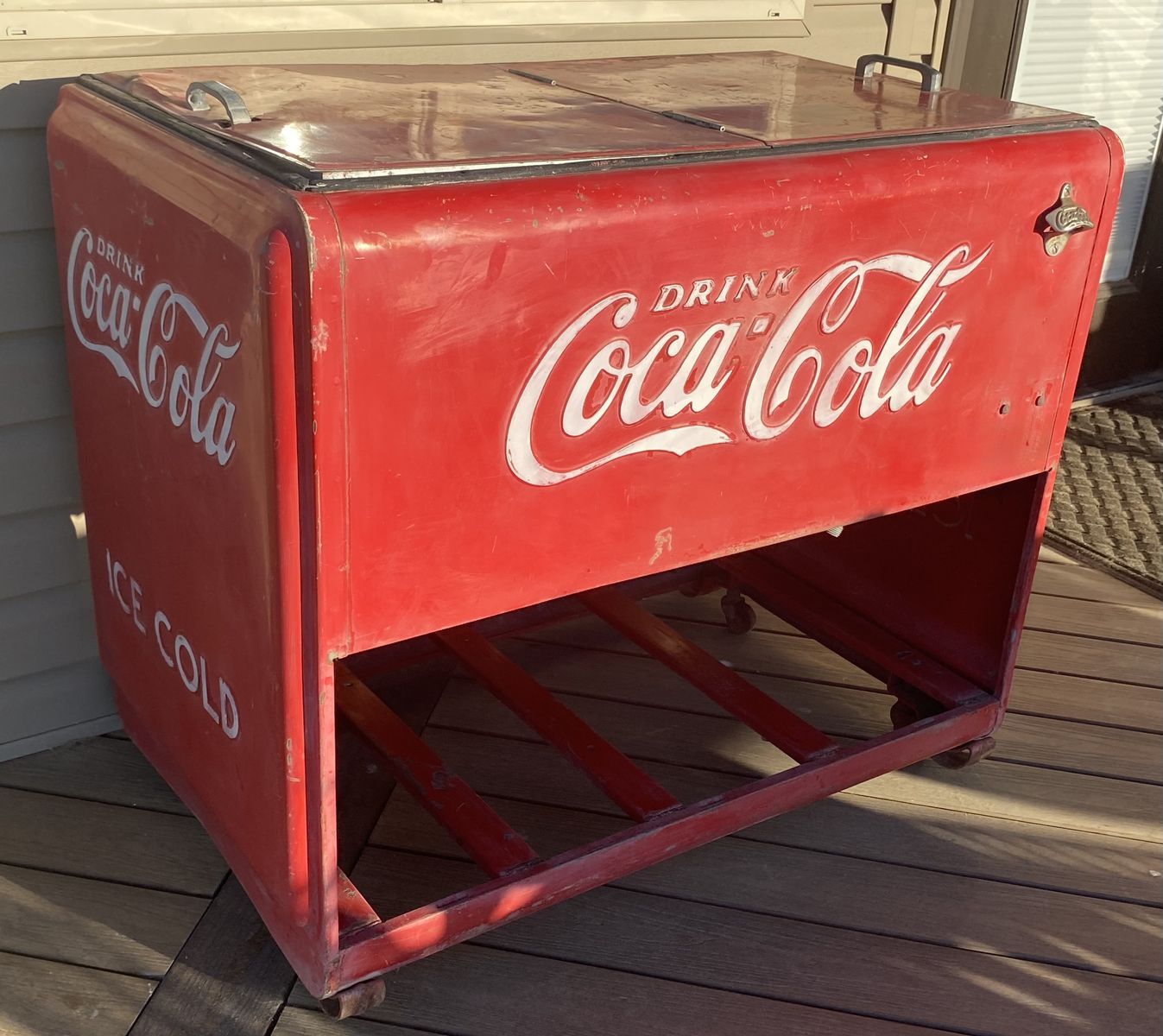 1939 Coca Cola Salesman Cooler