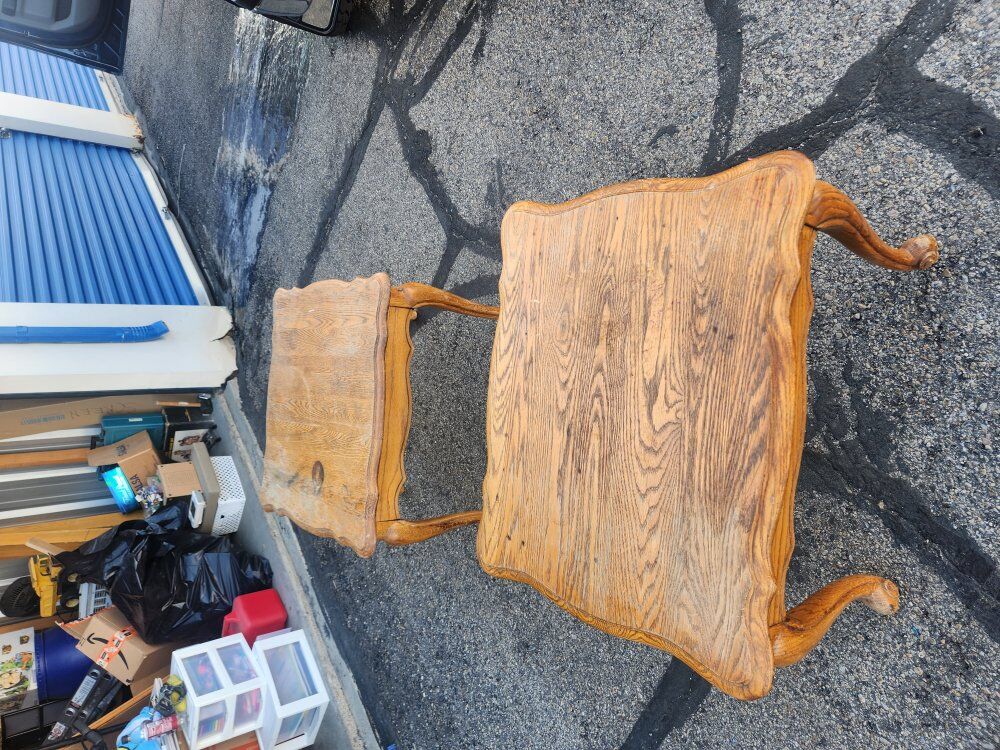 2 Victorian style side tables