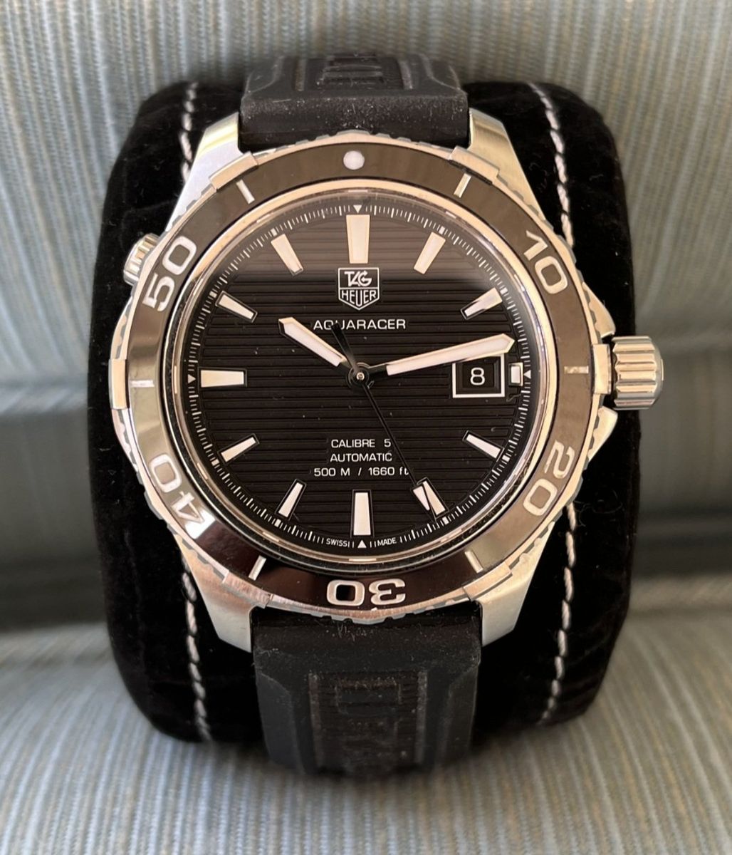 TAG Heuer Aquaracer Calibre 5 Automatic Black Dial Men's Watch