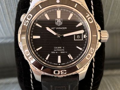 TAG Heuer Aquaracer Calibre 5 Automatic Black Dial Men's Watch