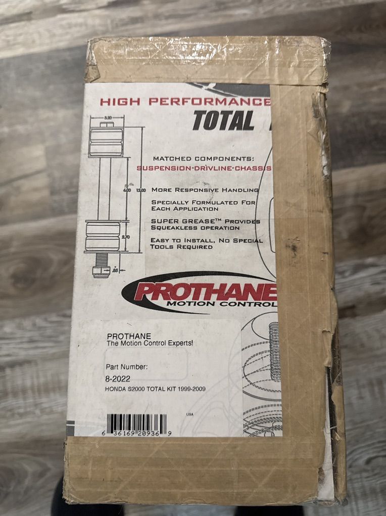 Honda S2000 Red Prothane Complete Car Bushing Kit