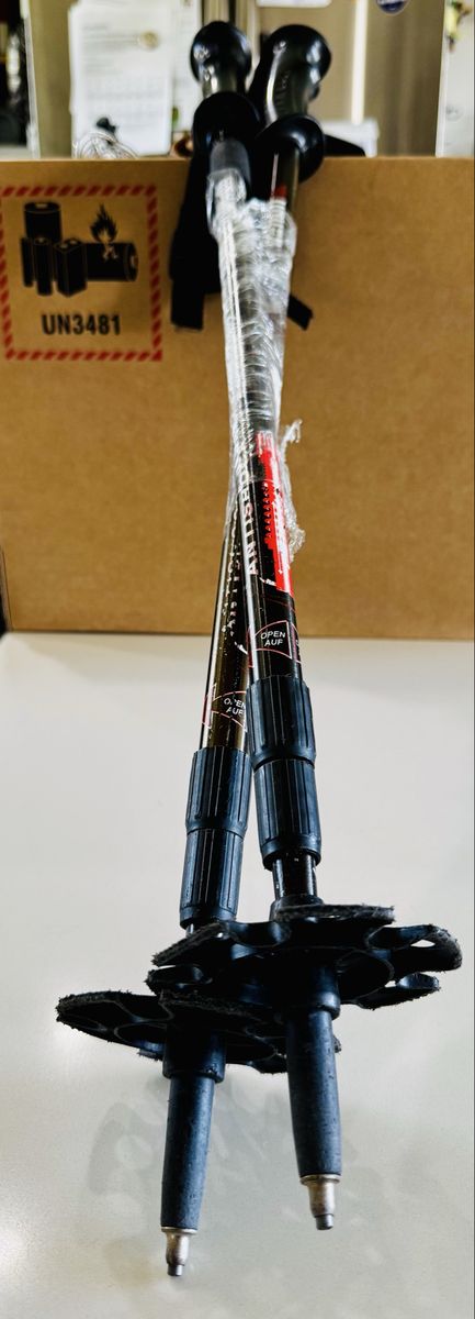 Sport Trekking Poles - $13.98 pre-owned anti-shock mechanism