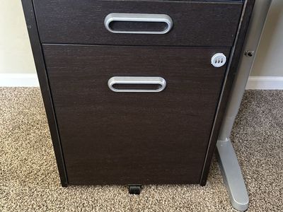 IKEA Galant desk and file cabinet
