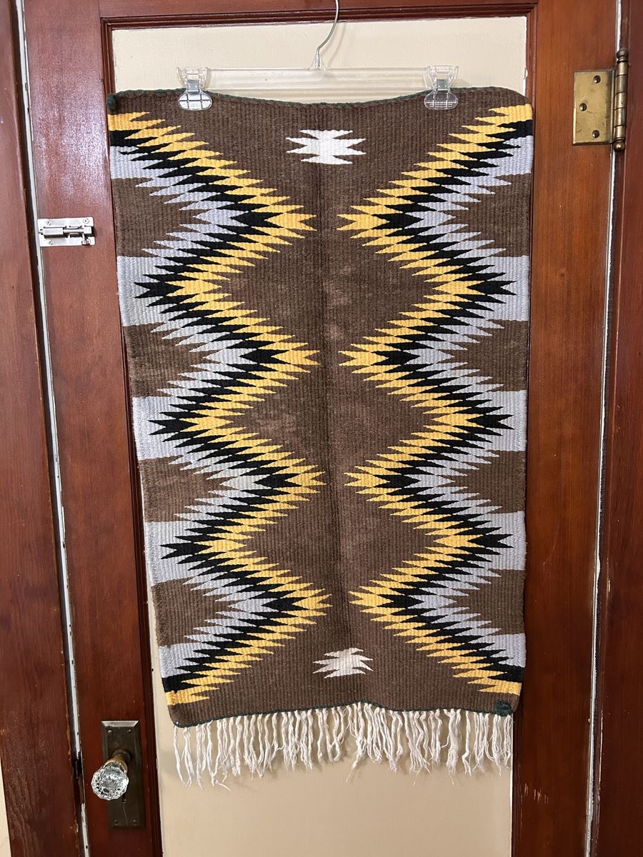 Vintage Authentic Native American Woven Rug