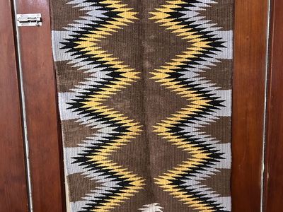 Vintage Authentic Native American Woven Rug
