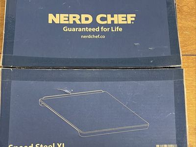 Nerd Chef Speed Steel XL Baking Steel - 20x Better Conductivity Than Ceramic