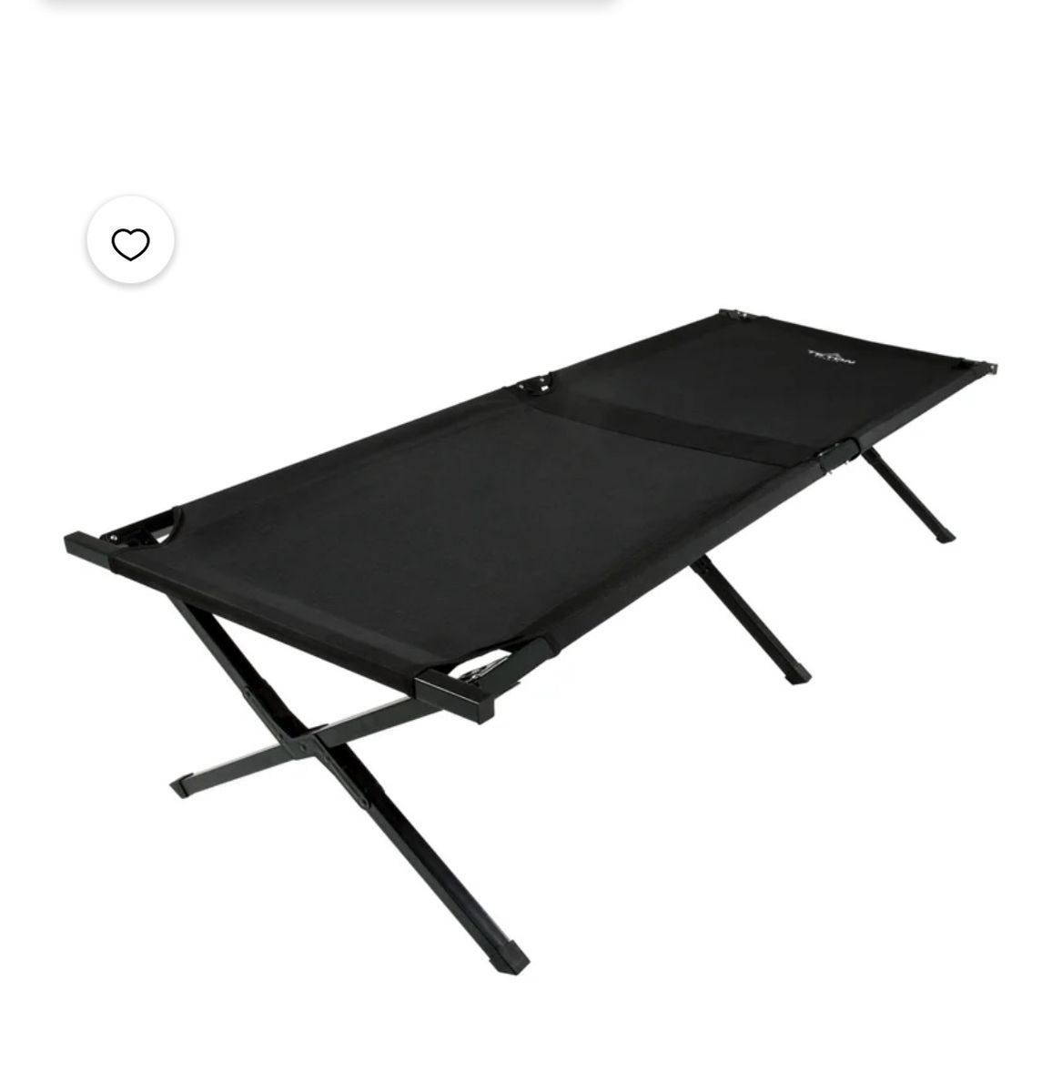 TETON Sports Adventurer Camp Cot Black 75x25x17 Folding Outdoor Cot