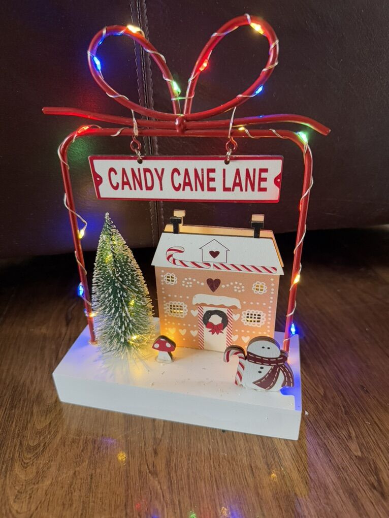 Candy Cane Lane Light Up Decoration