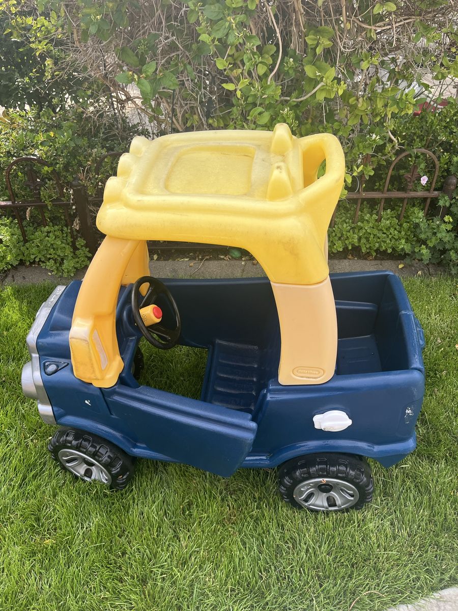 Little tikes truck seats 2 children one in front and one in back.