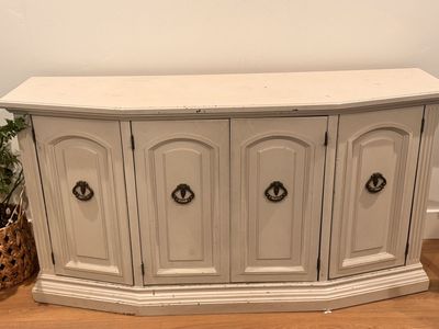 Solid Wood Hutch / Console Cabinet