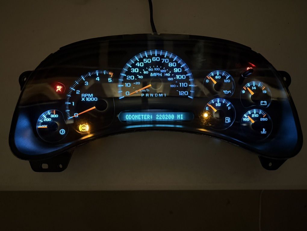 Rebuild Speedometer Cluster GM Chevrolet