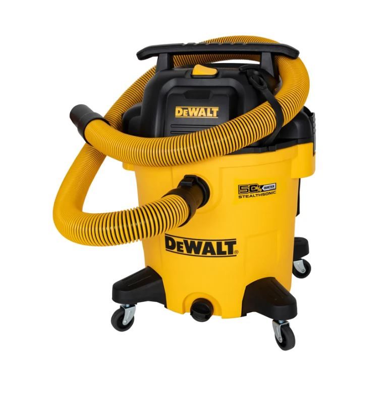 DeWalt DXV12P-QTA 12 Gallon 5.5HP Stealthsonic Quiet Wet/Dry Vacuum 1950137 #105294