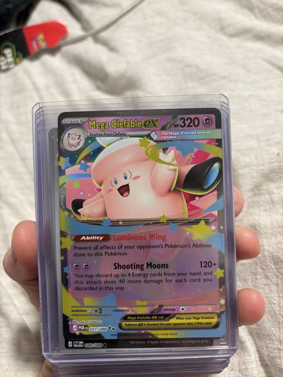 Pokémon cards INCLUDES MEGA CLEFABLE EX