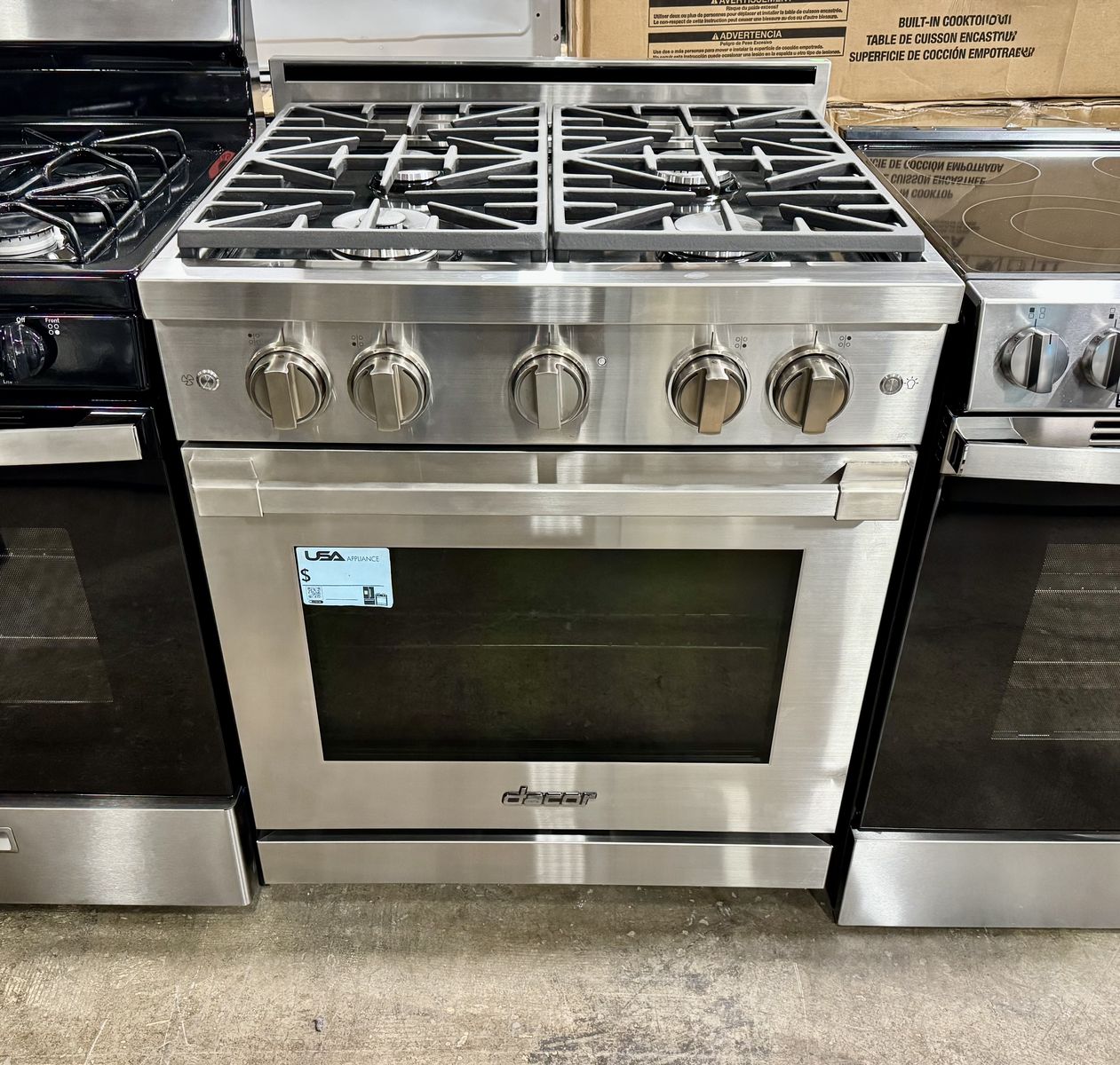 30 INCH DACOR PRO GAS RANGE STAINLESS STEEL