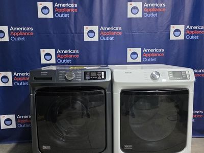 Maytag Front-Load Electric Dryer with Extra Power & Maytag Smart Pet Pro Front-Load Washer with Steam