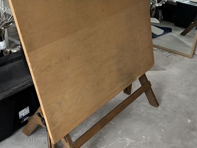 Artist Desk Wood and Adjustable