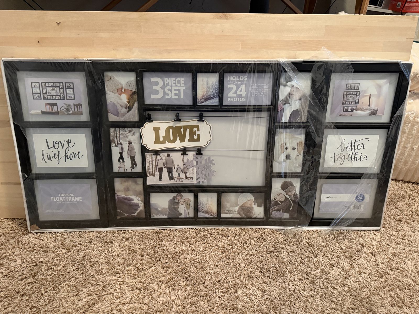 24-Photo Collage Frame Set